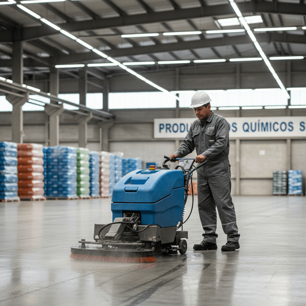 Técnico de mantenimiento industrial en planta